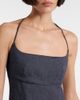Staud Staud Leone linen-blend denim minidress - 5