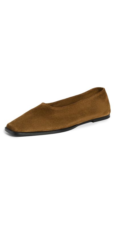 STAUD STAUD Lewis Suede Flats Cigar