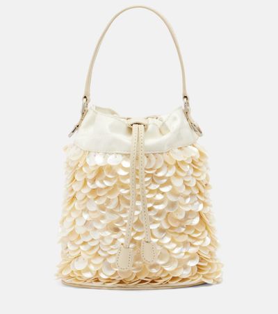 Staud Staud Lila Mini embellished bucket bag