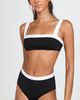 STAUD STAUD Liv Bikini Top Black/White L - 6