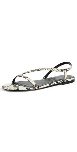 STAUD STAUD Louden Sandals White Snake