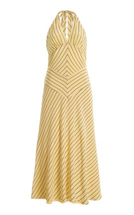 Staud - Women's Camilla Crinkle Chiffon Maxi Dress