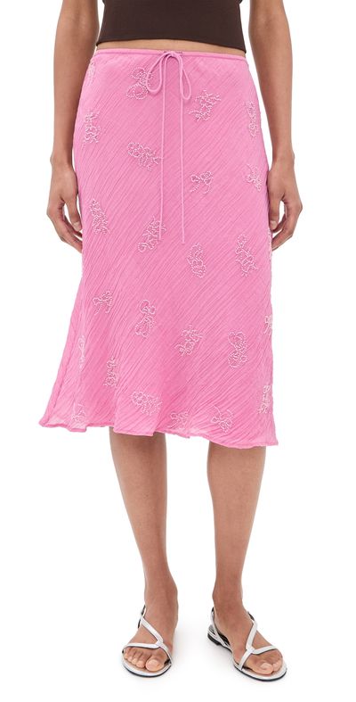 STAUD STAUD Lucia Skirt Flirt