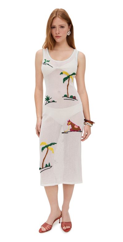 STAUD STAUD Luma Dress RIVIERA IVORY