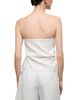 Staud Staud Lux Strapless Side Drape Top - 4