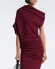 Staud Staud Mabel asymmetric draped wool top - 2