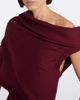 Staud Staud Mabel asymmetric draped wool top - 3