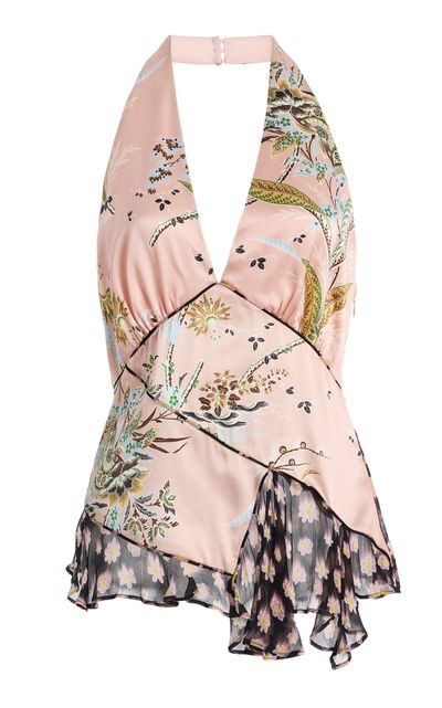 STAUD STAUD Maeva Draped Satin Top