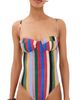 STAUD STAUD Maeve One Piece Artist Stripe - 1