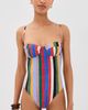 STAUD STAUD Maeve One Piece Artist Stripe - 3