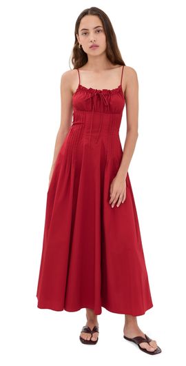 STAUD STAUD Margi Dress Rouge