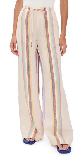STAUD STAUD Mateo Linen Pants Day Trip Stripe