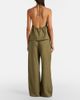 Staud Staud Mateo pinstripe linen wide-leg pants - 6