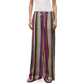 STAUD STAUD Mateo Stripe Cotton Drawstring Pants