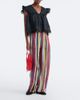 Staud Staud Mateo striped cotton wide-leg pants - 2