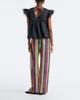 Staud Staud Mateo striped cotton wide-leg pants - 6