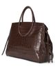 STAUD STAUD Maude Croc Embossed Leather Carryall - 3