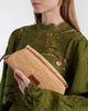 Staud Staud Maude leather-trimmed raffia clutch - 2
