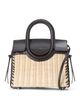 Staud Staud Maude Mini Wicker Carryall Bag - 3