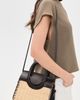 STAUD STAUD Maude Mini Wicker Carryall Satchel Natural/Espresso One - 3