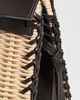 STAUD STAUD Maude Mini Wicker Carryall Satchel Natural/Espresso One - 5