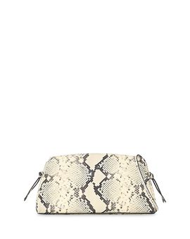 Staud Staud Maude Snake Embossed Leather Convertible Crossbody Clutch