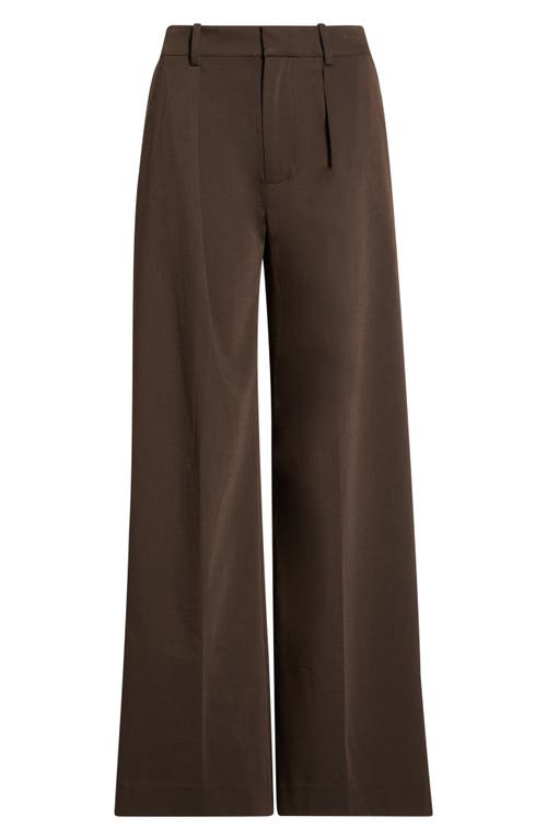 STAUD STAUD Maysen Wide Leg Pleated Pants