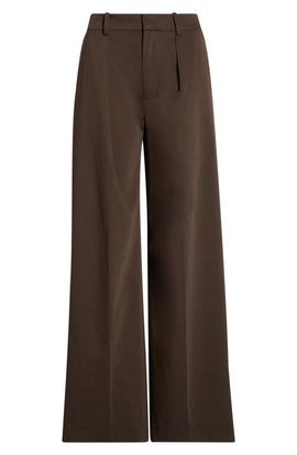 STAUD STAUD Maysen Wide Leg Pleated Pants