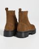 STAUD STAUD Miles Suede Zip Ankle Boots Cigar - 5