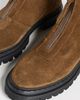 STAUD STAUD Miles Suede Zip Ankle Boots Cigar - 6