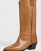 STAUD STAUD Monty Leather Boots Cashew Distressed - 2