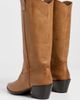 STAUD STAUD Monty Leather Boots Cashew Distressed - 4