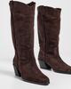 STAUD STAUD Monty Suede Boots Espresso - 5