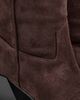 STAUD STAUD Monty Suede Boots Espresso - 6