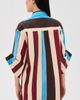 STAUD STAUD Nico Mini Dress Caffe Stripe - 3