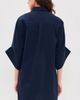 STAUD STAUD Nico Mini Dress Navy - 4