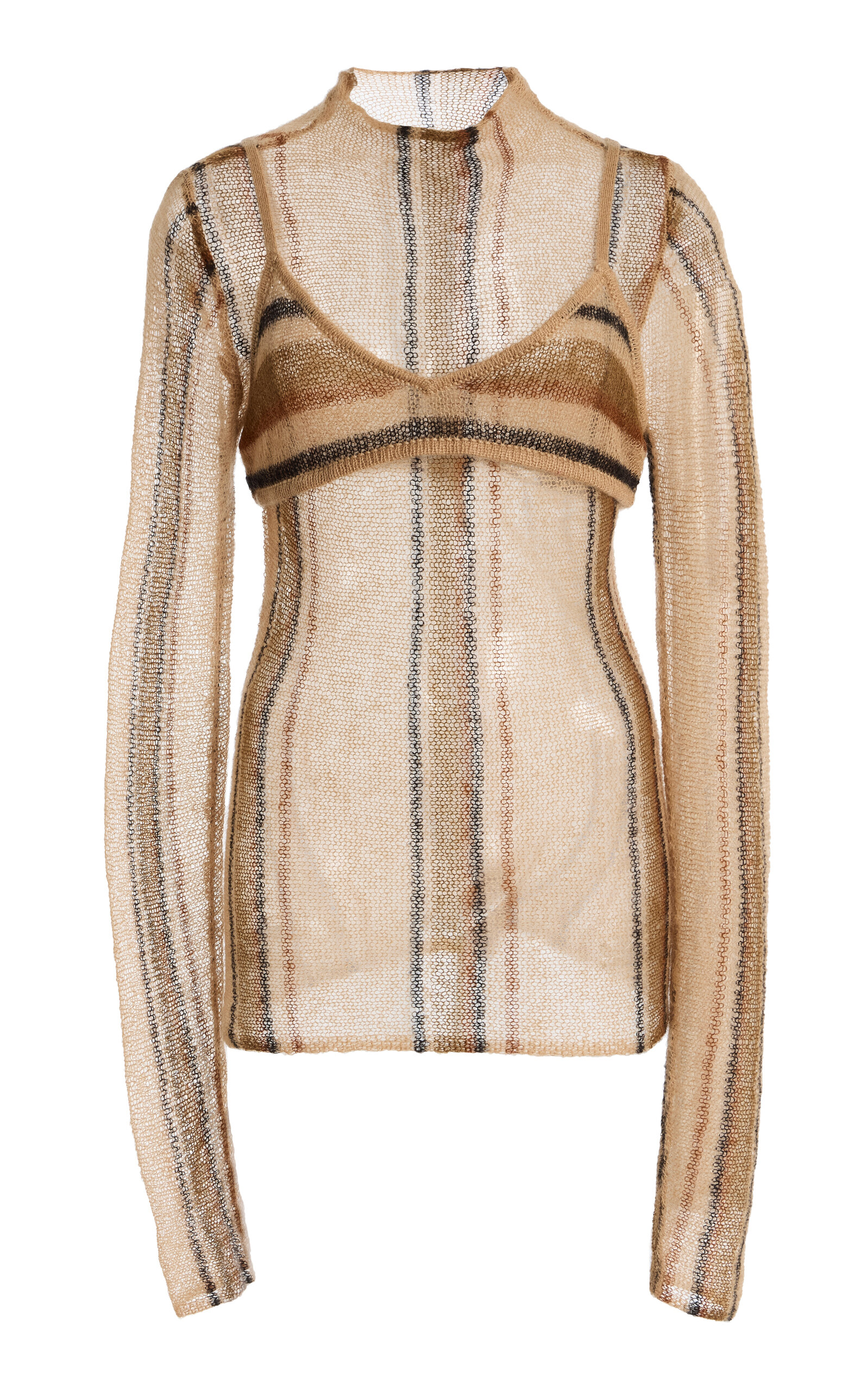 STAUD STAUD Nili Plaid Knit Top