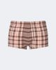 Staud Staud Nilo checked linen-blend shorts - 1