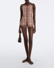 Staud Staud Nilo checked linen-blend shorts - 6
