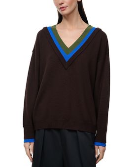 Staud Staud Norman V Neck Sweater