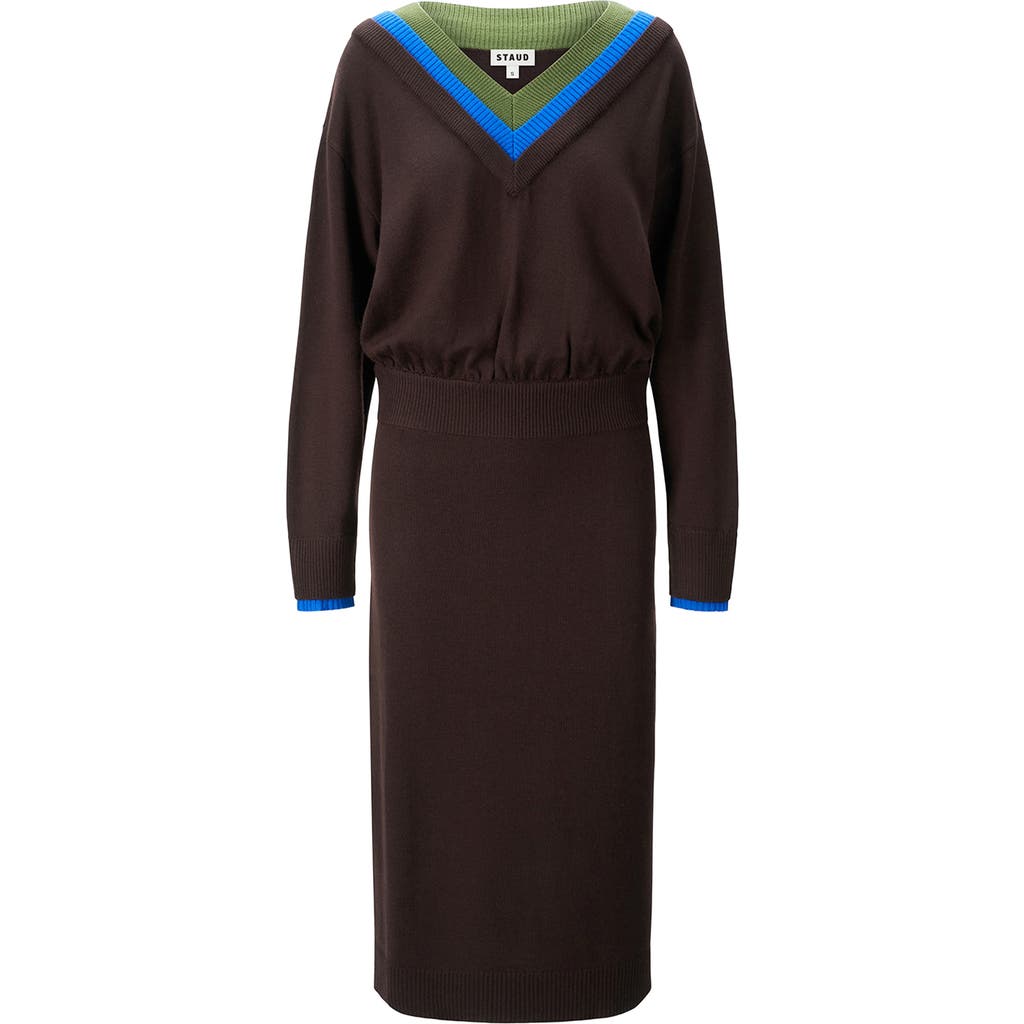 STAUD STAUD Normandy Midi Sweater Dress