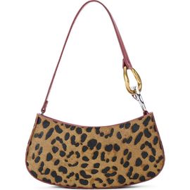STAUD STAUD Ollie Genuine Calf Hair Shoulder Bag