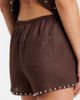 Staud Staud Paddle embellished linen shorts - 4