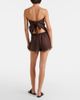Staud Staud Paddle embellished linen shorts - 5