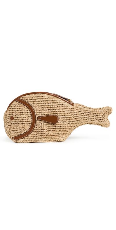 STAUD STAUD Pesce Clutch Natural/Tan One