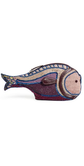 STAUD STAUD Pesce Clutch Ultraviolet One