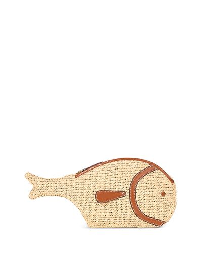 Staud Staud Pesce Raffia Clutch