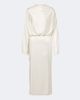 Staud Staud Phoebe draped silk-blend midi dress - 1