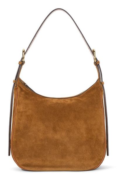 STAUD STAUD Pine Suede Hobo Bag