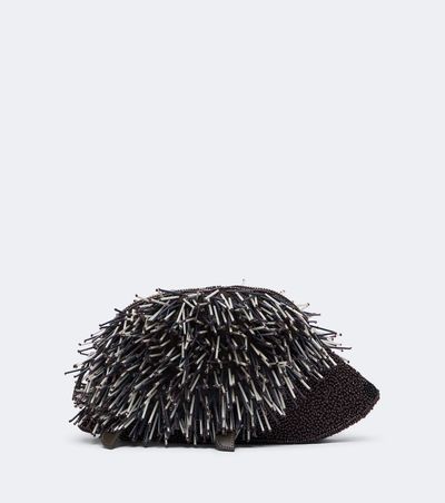 Staud Staud Porcupine beaded clutch